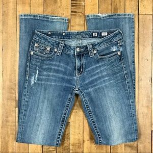 Miss Me Mid Rise Boot Cut Jeans Size 28x31
